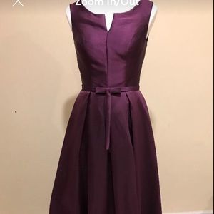 Purple ballgown dress